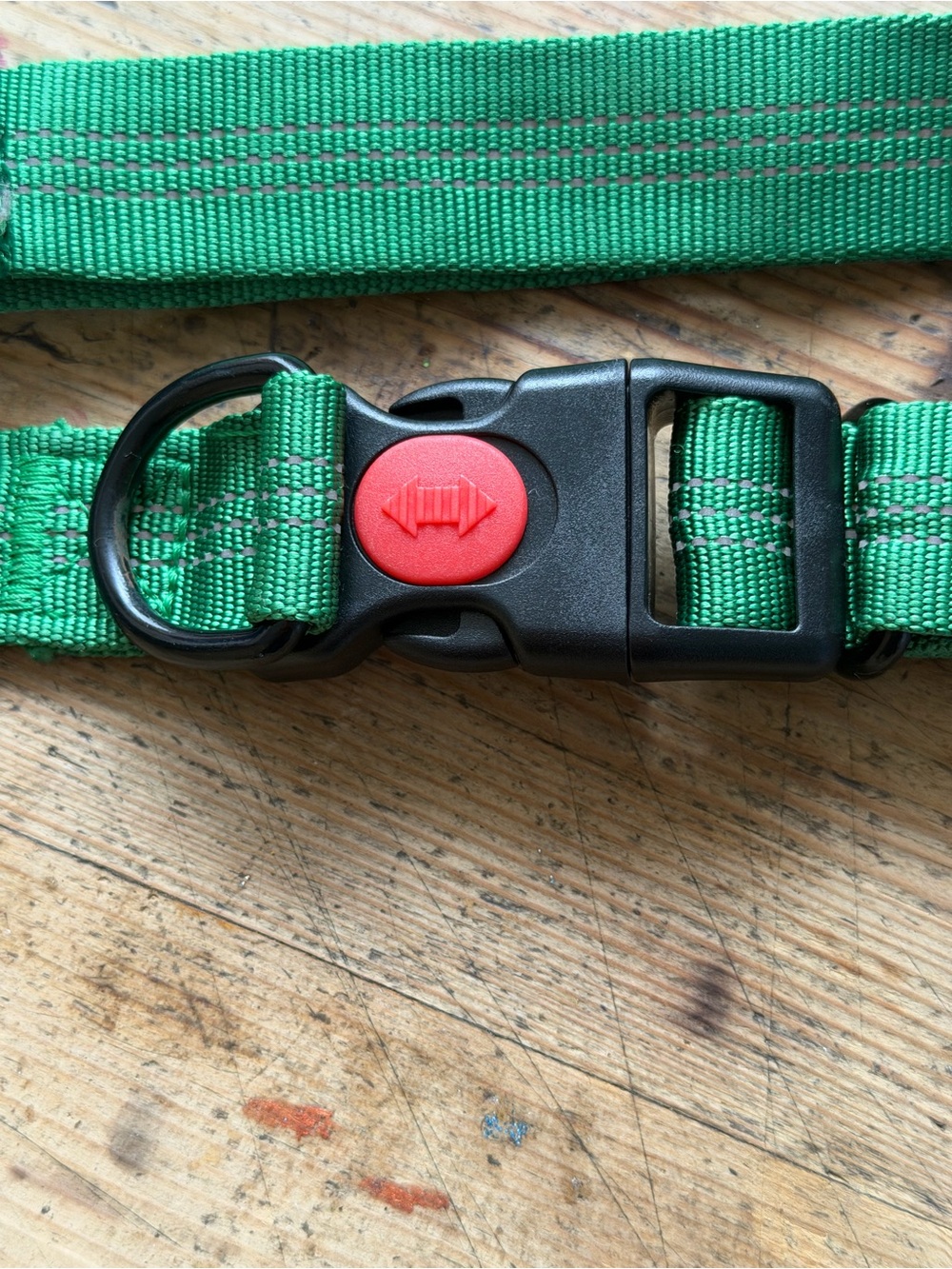 Green Webbing Belt expandable